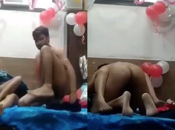 Horny Bf Give Birthday Gift to His Gf Full Nude Sex